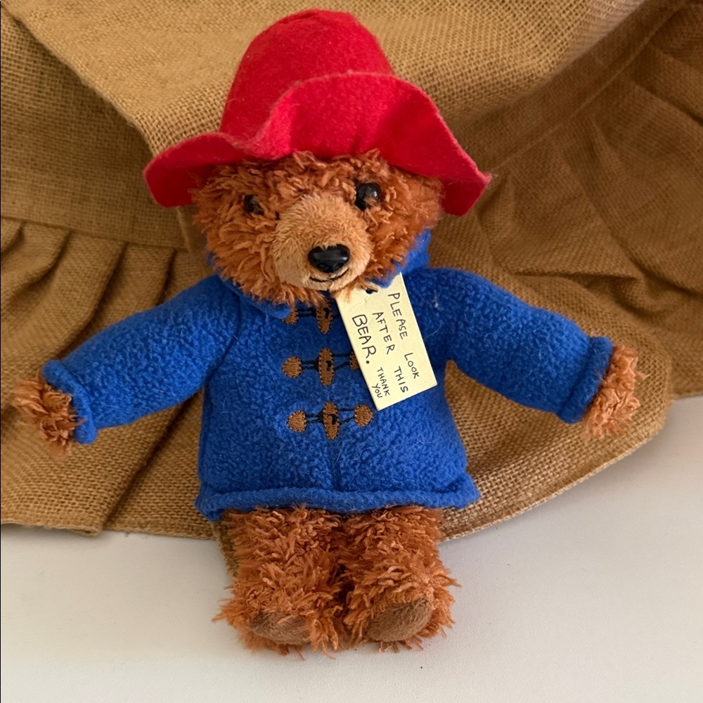 Yottoy Paddington Bear Plush Stuffed Animal Teddy Bear Coat Hat 2014 8" With Tag
